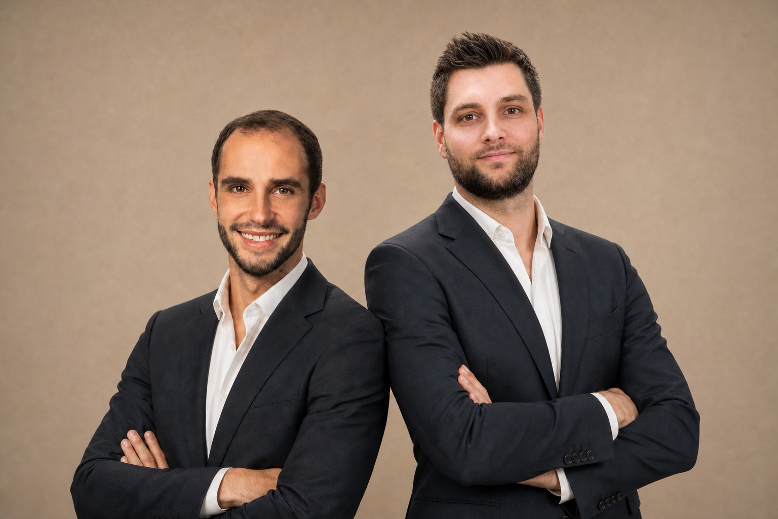 Martin Meijer und Kevin Elsner, Gastgeber von ME LIVING